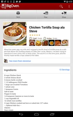 BigOven Recipes android App screenshot 11