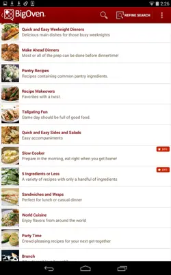 BigOven Recipes android App screenshot 12